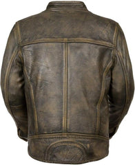 Men’s High-Quality Leather Jacket with Zipper Closure | Best Leather House
