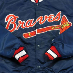 Hobson Braves Blue Varsity Jacket | Classic Satin Sportswear