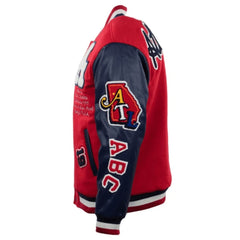 Atlanta Black Crackers Varsity Jacket | Classic Red and Navy Blue Style