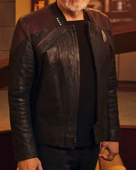 Captain Riker Star Trek Picard Season 3 Leather Jacket | Iconic Sci-Fi Style