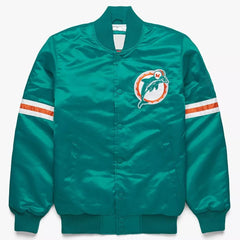 80s Miami Dolphins Starter Satin Jacket | Classic Retro Sportswear