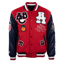 Atlanta Black Crackers Varsity Jacket | Classic Red and Navy Blue Style