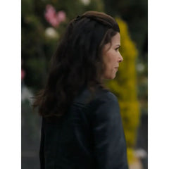 Billie Matalon Tracker S02 Leather Jacket | Black Real Leather Inspired by Sofia Pernas