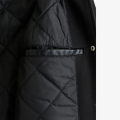 Cincinnati Bengals Varsity Jacket | Classic Black Wool & Leather Design