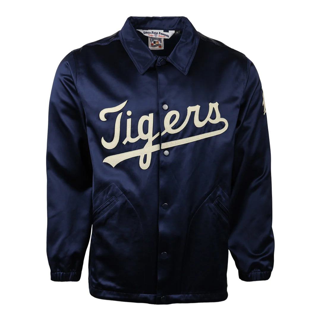 Detroit Tigers 1960 Satin Jacket | Iconic Navy Blue Retro Sportswear