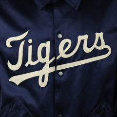 Detroit Tigers 1960 Satin Jacket | Iconic Navy Blue Retro Sportswear