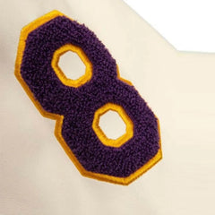 KB LA Hall of Fame Varsity Jacket | Premium Black & White Wool and Leather