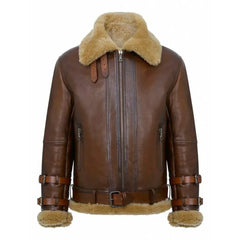 Men’s RAF B3 Sheepskin Leather Jacket | Timeless Aviator Style